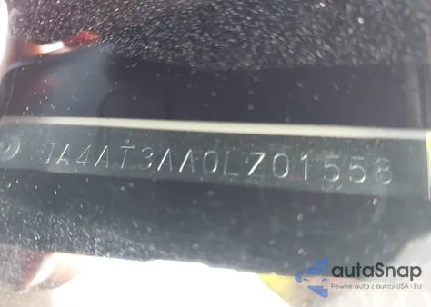 2020 Mitsubishi Eclipse Cross Es 1.5T Awc из США, поврежденный, VIN JA4AT3AA0LZ015581